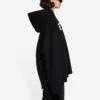 Unisex FW21 Sweatshirt med gratis bokstavstryck, svart 661711TKVD41070