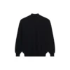 Unisex FW21 Sweatshirt med rund hals och gratis tryck, svart 652981TKVD41070