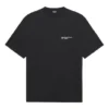 Unisex SS21 Företagstryck Rundhalsad kortärmad svart 612966TKV861070