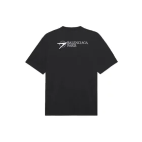 Unisex SS21 Företagstryck Rundhalsad kortärmad svart 612966TKV861070