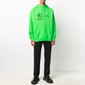 Unisex SS21 med tryck av Världslivsmedelsprogrammets logotyp, grön 600583TJVK44162