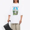Unisex SS21 Oversized bomullströja, vit 641614TJVH69000
