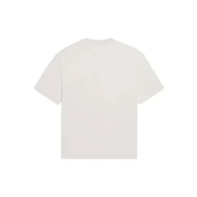 Unisex SS21 T-shirt med logotryck, grå 612966TIV542970