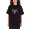 Unisex-tröja med Paris-tryck, rund hals, svart 594599TGV661000