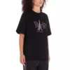Unisex-tröja med Paris-tryck, rund hals, svart 594599TGV661000