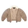 Unity Bomberjacka i bomullsripstop ”Beige” 698837TLP039577
