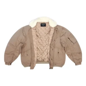 Unity Bomberjacka i bomullsripstop ”Beige” 698837TLP039577