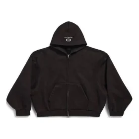 Unity Sports Icon Boxy Zip-up Luvtröja Large Fit ”Black” 787354TQVD59034