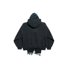 Unity Sports Icon Halsdukar Luvtröja med hel dragkedja i oversized-modell ”Dark Blue” 794747TQVM24021