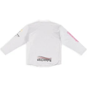 Upside Down långärmad T-shirt ”White” 698155TMVC99000