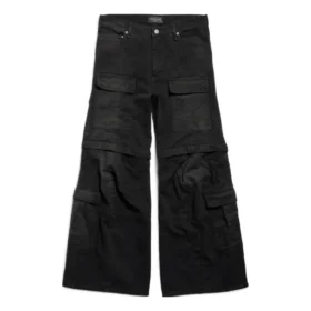 Utställda cargo-byxor ”Black” 783694TNW111672