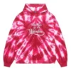 Valentinsdag Tie-Dye-luvtröja, vid passform ”Röd” 675003TLVI86802