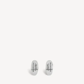 Vardagliga örhängen i antiksilver