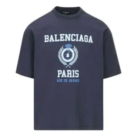 Varsity Logo kortärmad T-shirtar ”Navy” 612966TMV954140