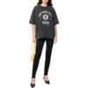 Varsity Logo kortärmad T-shirtar ”Washed Black” 612966TMV981000