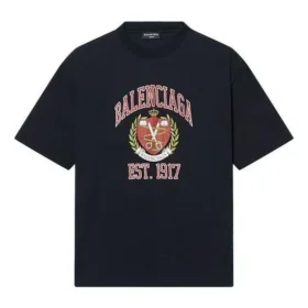 Varsity Logo T-shirt Medium Fit ”Black” 612966TLV891076