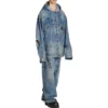 Överdimensionerad jackor med huva ”Blue” 719315TNW56-4268