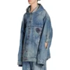 Överdimensionerad jackor med huva ”Blue” 719315TNW56-4268