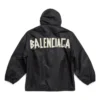 Vindjackor med huva i Tape Type-stil ”Black” 738762TLO251000