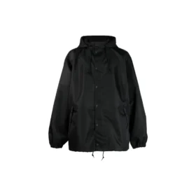 Vindjackor med huva i Tape Type-stil ”Black” 738762TLO251000