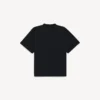 Vintage-surf-T-shirt i oversize-modell för herr i svart