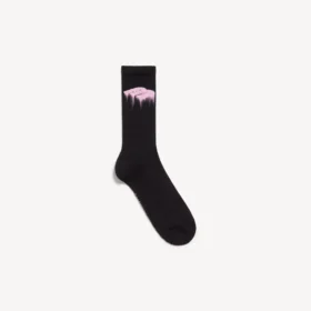 Wet Brush-strumpor för män i rosa/svart
