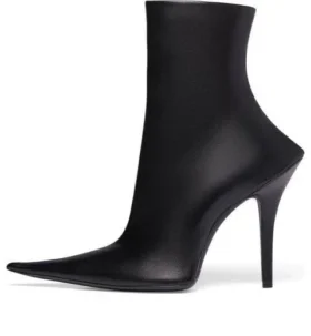 Witch 110 mm stövletter ”Black Sheepskin” 747603WBCW01000