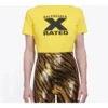 X-Rated Small Slim Fit kortärmad gul 612964TIVA71802
