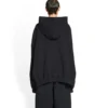 XXXL Oversized luvtröja med dragkedja ”Black White” 713677TNVD91070