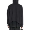 XXXL Oversized luvtröja med dragkedja ”Black White” 713677TNVD91070