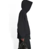 XXXL Oversized luvtröja med dragkedja ”Black White” 713677TNVD91070