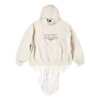 XXXL T-shirt-luvtröja med lappar, oversized ”Ecru” 720406TNVD99784