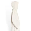 XXXL T-shirt-luvtröja med lappar, oversized ”Ecru” 720406TNVD99784