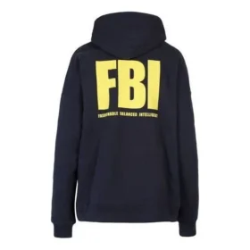 Year Of The Tiger FBI vändbar luvtröja ”Navy” 682144TLVM44084